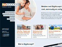 Tablet Screenshot of digiaccept.nl